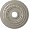 Ekena Millwork Oldham Ceiling Medallion (Fits Canopies up to 8 5/8"), 18"OD x 3 3/8"ID x 7/8"P, Pearl White CM18OL1PWS - alternate 1